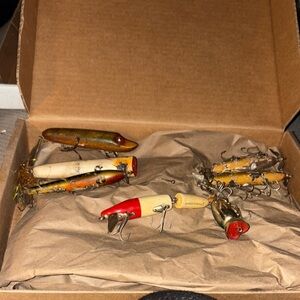 Colorful antique Fishing Lures Collection